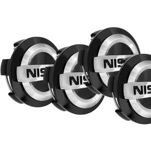 4PCS Wheel Center Caps Compatible with Nissan Altima Rogue Murano Maxiam Kicks Frontier Sentra, 54mm/2.12" Car Wheel Hub Caps,ABS Rim Center Hub Cover (2.12'') (Black-2.13'')