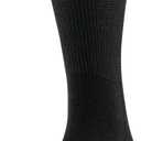 MediPEDS Men's 8 Pack Diabetic Crew Socks with Non-Binding Top (L)