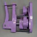 Square Magnet Button Maker Press Machine with 100 Sets Square Badge Making Supplies 2'' x 2'', Custom Fridge Badges  Ideal for Parties, Events, Business, School (Purple)