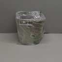 mDesign Small Square Metal 2.3 Gallon Trash Can Wastebasket Garbage Container Bin for Bathroom, Powder Room, Bedroom - Holds Waste and Recycling - Unity Collection - Soft Brass