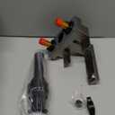 Bathroom Sink Faucet, Hurran 4 inch Brushed Nickel Bathroom Faucets for Sink 3 Hole with Pop-up Drain and Supply Lines, Stainless Steel 2-Handle Lead-Free Faucet for Vanity RV Restroom