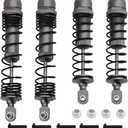 HobbyPark All Metal Aluminum Shocks for 1/10 Traxxas Slash Rustler Stampede 2WD 4x4 Hoss Bandit VXL Upgrades Shock Absorber Damper Set, Replacement of 5862 3760 3762 