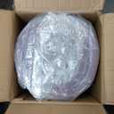 MUXHOMO 3 Inch 7-Zone Queen Mattress Topper, Egg Crate Foam Mattress Topper Queen Size for Back Pain, Lavender Cooling Gel Infused Bed Pad, CertiPUR-US and Oeko-TEX Certification (60"80")