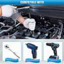 6pcs SAE 1/4 and 5/16 Magnetic Nut Driver Set, 6 inch Long Nut Setter Set, Impact Power Hex Nut Driver Drill Bit, Magnetic Socket Impact Drill Bit Tool