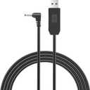 Radar Detector Power Cable for Cobr RAD350 380 450 480i 700i XRS9370 955 5300 9940 SPX 5300 5521 7700 ESR700 ESD737 767 SLR Vendetta 500,Power Cord for Cobr,Car Replacement Charging Cable 3.3ft