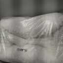 Warmrest Washable Dog Bed for Small Medium Dogs - Rectangle Orthopedic Corduroy Fleece Pet Bed with Removable Cover and Nonskid Bottom, Calming Puppy Bed Soft Pet Sofa, Cream, (25x21x7inchs)