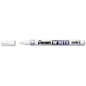Pentel Arts Permanent Ink Marker W/Fine Point-White