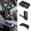 Neepiar 3PCS Center Console Organizers Compatible with 2021-2024 Ford Bronco Sport CX430 Dash Storage Tray and Armrest Storage Box Armrest Hidden Tray Interior Accessories