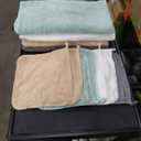 14 Pcs Baby Towels Washcloths and Baby Bibs Set, 4 Pcs 32x32 Hooded Bath Towel, 8 Pcs Baby Washcloths and 2 Pcs Cotton Baby Bibs for Newborns, Toddlers and Kids, Soft Baby Towel Set for Boys and Girls (Elephant & Panda & Bear & Koala-14pcs)