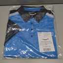 LULY YANG DSP Women's Active Polo - Short Sleeve (Blue, L)