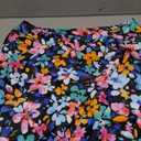 Aqua Eve Women Swim Skirt Tummy Control Swimsuit Skirt with Built-in Shorts High Waisted Split Swim Bottom (X-Large, Colorful Floral)