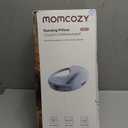 Momcozy Innovative Safety Fence Nursing Pillow - Firm & Springy Memory Foam - Stable, Ergonomic Support & Comfort - Wider Breastfeeding Cushion, Adjustable, Removable Cover, Baby Safety Certified