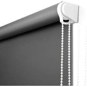 NUTRO CHILL Window Blinds, Blackout Shades with Thermal Insulated, UV Protection Roller Blinds for Home, Door, Kitchen, Bathroom (52" W x 68" L, Charcoal Gray)