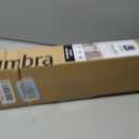 Umbra Twilight Double Curtain Rod Set Wrap Around Design Ideal for Blackout or Room Darkening Panels, 66 to 144 Inches, Black