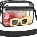 MAY TREE Clear Bag for Stadium Events Clear Messenger Bag Suitable for Concert Outfits and Sports Events
