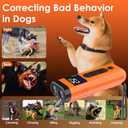 Dog Bark Deterrent Device 65FT Range Anti Barking Device for Dogs, Stops Neighbors Dog Barking with 3 Ultrasonic Frequencies (25/30/40kHz) & 5 Sound Modes, for Indoor & Outdoor Training