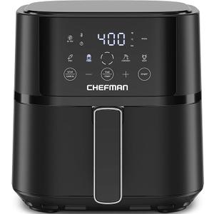 CHEFMAN TurboFry Touch 2 Qt , Quick & Easy Meals in Minutes, Black