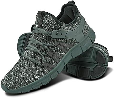INZCOU Running Shoes Lightweight Tennis Shoes Non Slip Gym Workout Shoes Breathable Mesh Walking Sneakers, 40