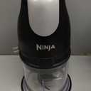 Ninja QB1004 Blender/Food Processor with 450-Watt Base, 48oz Pitcher, 16oz Chopper Bowl, and 40oz Processor Bowl for Shakes, Smoothies, and Meal Prep, Black