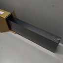 BAMEOS Floating Shelves, 35 Wx7 D Black Wall Mounted Wooden Shelves with Invisible Brackets Set of 2, Hanging Wall Shelves Decoration for Bedroom and Kitchen, Black 