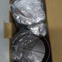 Toilet Brush and Holder 2 Pack, Toilet Bowl Brush with Extra Long Handle, Toilet Scrubber and Covered Holder, Toilet Brushes for Bathroom-Space Saving, Covered Brush, Durable, Deep Cleaning(Bronze)