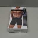 Calvin Klein Microfiber 5-Pack Boxer Briefs (Medium, Black/Silver)