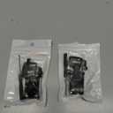 Helmet Quick Release Buckle Kit for Motorcycle Helmet, Metal Motorcycle Helmet Accessories, Helmet Chin Strap Replace D-RING Helmets Up to 1", Suitable for Full Helmet, Half Helmet, 2 PCS (Black 2 Pack)