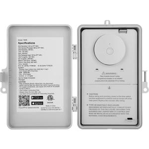 SURAIELEC WiFi Pool Timer, 40 AMP, 1HP 120V, 2HP 240V, Outdoor Indoor Smart Switch, Heavy Duty Pool Controller Light Timer Box for Pump, Water Heater, Spa, Powerful Electrical Appliances