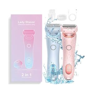 Dusk Razor for Women - Silky Glide Pro 3.0 Razor, 2 in 1 Electric Shaver Razors, Ipx7 Waterproof Women's Bikini Trimmers, Wet or Dry