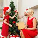 Syhood 24 Sets Christmas Crafts for Adults Lime Green Christmas Beaded Ornament Kit Including 6 Green Monsters 6 Xmas Trees 6 Candy Canes 6 Wreaths, DIY Xmas Ornaments Kits (Assembly Needed)