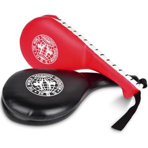 Taekwondo Kick Pads 2PK, Karate Martial Arts Training Equipment Kicking Target, Double Strike Boxing Pads for Kids Youth Adult