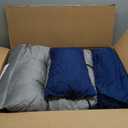 Outdoor Chaise Lounge Chair Cushion, Waterproof Outdoor Chair Cushions for Patio Furniture, 71 x 21 x 4 Inches Replacement Chaise Lounge Cushion with Ties (Blue)