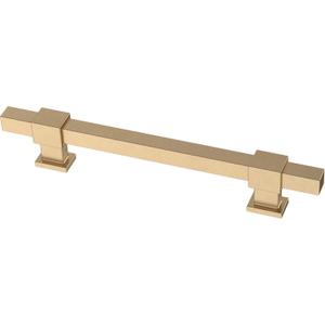 Franklin Brass Adjusta-Pull Square Bar (5-Pack) Adjustable Drawer Pulls/Cabinet Handles 1-3/8" to 6-5/16" Hole Center Champagne Bronze Hardware Kitchen Door, Drawers, Dressers, Furniture P44368-CZ-B
