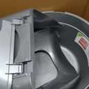 Natures Miracle Hooded Flip Top Litter Box for Cats, With Built-In Odor Control Charcoal Filter (Silver/Grey)