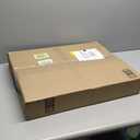 Black Kitchen Faucet with Pull Down Sprayer, Waterfall Pull Out Kitchen Faucet with Temperature(Batteries-Free), 4 Mode Faucet & 360 Swivel Spout, Single Handle Faucet for 1 Hole Sink