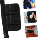 Gardening Tool Apron with 6 Pockets Waterproof Adjustable Waist Tool Pouch Work Belt for Gardeners Cleaners and Diy Projects 13X13X9 Inches