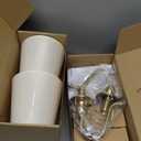 Battery Operated Wall Sconces set of Two,Wireless Wall Sconces with 10000mAh Dimmable Bulb and Remote,LED 15 Colors Rechargeable Gold Wall Sconce with Fabric for Bedroom Living Room Hallway Wall Decor (2 Pack)