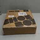 SEE SPRING 12 Pack Shoe Storage Box, Clear Plastic Stackable Shoe Organizer for Closet, Space Saving Shoe Rack for Entryway Sneaker Container Bin Holder (Black) (Large Fit Size 9)