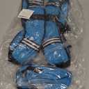 Weighted Vest, 8lb Weight Vest with Reflective Stripe, Weighted Vest for Men Women Workout Equipment for Strength Training, Running, Jogging, Fitness, Weight Loss (Blue with Bag, No Mesh Pocket)