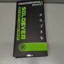 2 x Patella Knee Brace with Side Stabilizers for Men & Women, Adjustable Patellar Tendon Support Strap for Knee Pain, Knee Strap for Running, Meniscus Tear, Arthritis, Tendonitis, Injury Recovery (Black, One Size)