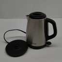 BLACK+DECKER 1.7L Cordless Electric Kettle, KE1700SD, Rapid Boil, Auto Shutoff, Stainless Steel