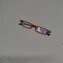 HEEYYOK 2.50 Reading Glasses Women TR90 Ultra Thin Blue Light Blocking Readers Womens Cheaters Reading glasses Compact Portable Stretchable Slim Flat, Red