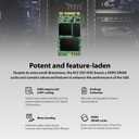 Transcend 128GB M.2 2242 SATA III SSD, MTS430S B+M Key with DRAM Cache, Up to 560MB/s, 3D TLC NAND Internal SSD for Ultrabook/Laptop/PC/Desktop, SLC Cache, LDPC Error Correction