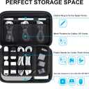 Lacdo Hard Mac Mini Carrying Case for Apple 2024 Mac Mini M4/M4 Pro Desktop Computer, Portable Protective Storage Hard Shell Travel Bag, Black