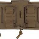 Compact MOLLE Trauma Pouch Quick Release IFAK Medical Pouch for Tactical Airsoft Combat Belt Vest Carrier