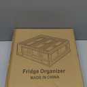 YINGRACE 10 Pack Fridge Organizer Bins, Stackable Refrigerator Organizers and Storage, With a Pull-out Large Drawer, BPA-Free Clear Containers For Fruit, Vegetable, Drinks