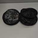 Shakas 4 PCS Side Window Shade, Front and Rear Windows Heat-Insulating Sun-Proof Sight Protection Plate, Adsorption Installation Foldable Storage Privacy Cover, for Cars Interior Accessory (Black)