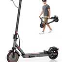 Qlaway 8.5" Electric Scooter for Adults Dual Shock absorbers 19 MPH 350W Motor,Four Modes E Scooter 15 Miles Range, Foldable,APP Control