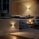 DORESshop LED Night Light[4 Pack], Night Lights Plug into Wall, 3 Level Brightness Adjustable Plug in Night Light, Dusk to Dawn Sensor Nightlights for Adults,Bedroom,Bathroom,Hallway,3000K Warm White