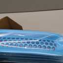 7PCS Front Grill Mesh Inserts for Jeep Wrangler JK JKU Unlimited 2007 2008 2009 2010 2011 2012 2013 2014 2015 2016 2017 2018 Grille Guard Cover Trim Clip-in Exterior Accessories (Matte Light Blue)